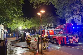 Le sinistre s'est déclenché à l'Avenue Généra-Guisan.